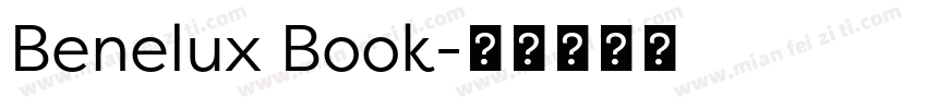 Benelux Book字体转换